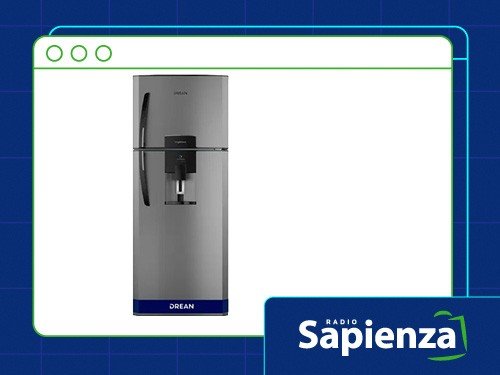 HELADERA DREAN HDR370F61E GRIS 364LT DISPENSER