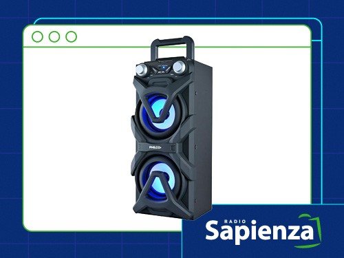 PARLANTE PHILCO DJP10 BT PORTATIL 500W