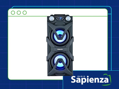 PARLANTE PHILCO DJP10 BT PORTATIL 500W