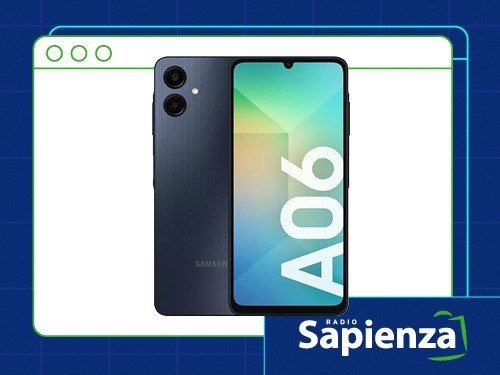 CELULAR SAMSUNG A06 6.7P 50MP 4GB RAM/64GB SD NEGRO