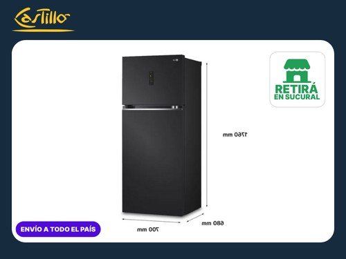 LG Heladera VT40MPM │ 395 L │Smart Inverter Compressor