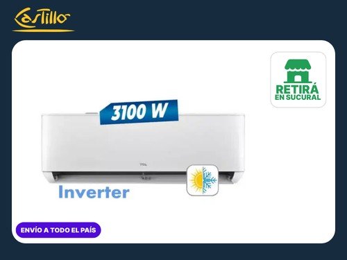 Aire Split Inverter TCL TACA‑3100FCSA/TPRO2-3100W/2650F - Frío/Calor