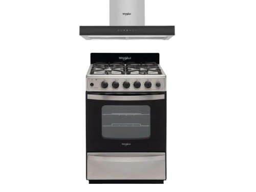 Combo Whirlpool Cocina Multigas y Campana
