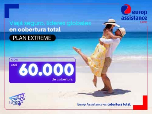 Asistencia al viajero para larga estadía USD60.000 de cobertura