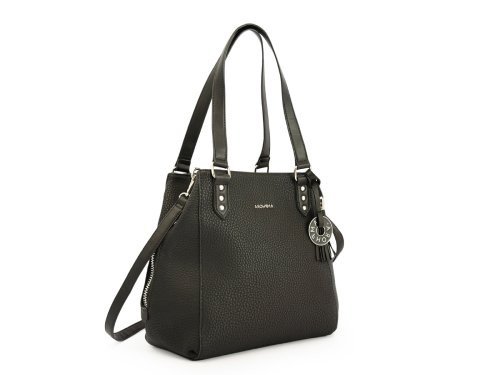 CARTERA TRES DIVISIONES MARU NEGRO MUJER AMPHORA