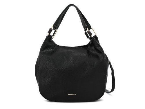 CARTERA VERMEL NEGRO MUJER AMPHORA