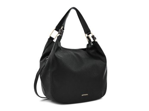 CARTERA VERMEL NEGRO MUJER AMPHORA