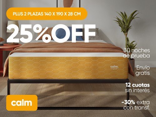 Colchón Calm Original Plus 2 Plazas