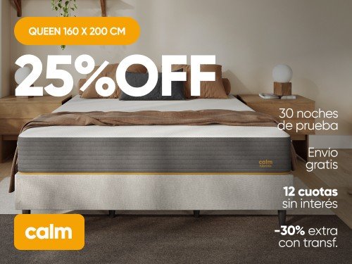 Colchón Calm Híbrido Queen