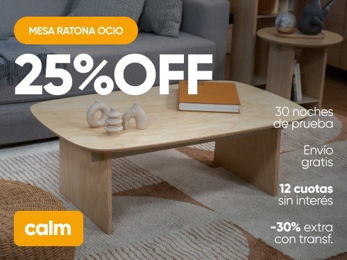 Mesa Ratona Ocio Calm