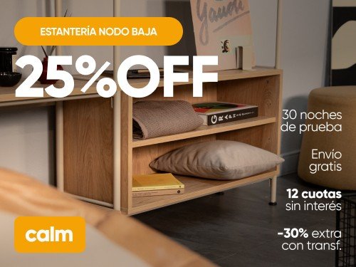 Estanteria Baja Nodo Calm
