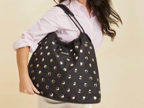 Shopping bag para mujer negro con 50% OFF y 12 cuotas sin interés