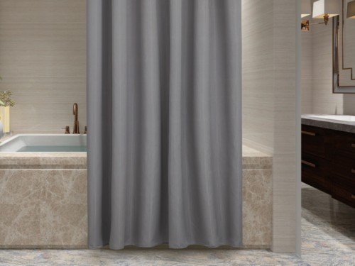 Cortina de Baño en Pack de Tela + 12 Ganchos