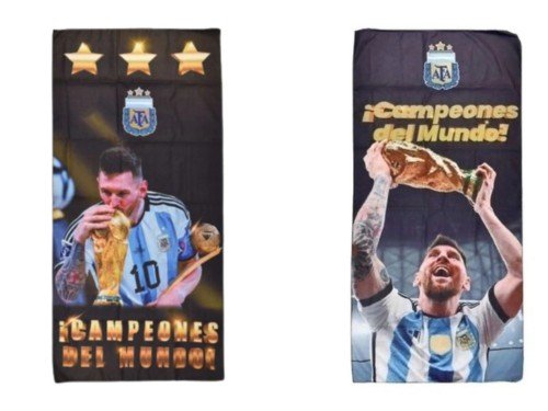 Toallon con estuche secado rapido equipos de futbol