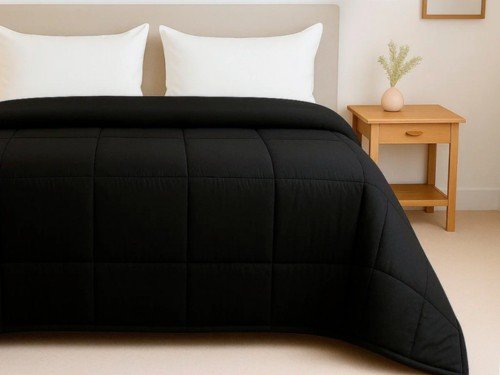 Acolchado Hotelero 4 Estaciones Liso King Size Tu Blanco