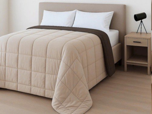 Acolchado Cannes Pre washed Queen Size Tu Blanco