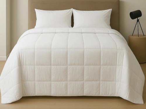 Acolchado Cannes Pre washed Queen Size Tu Blanco
