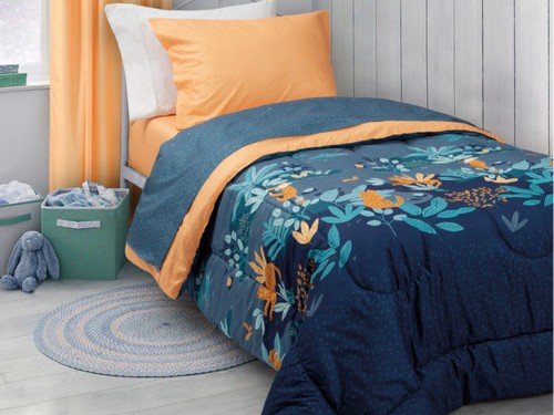 Acolchado estampado infantil y juvenil Jean Cartier 1 plaza y media