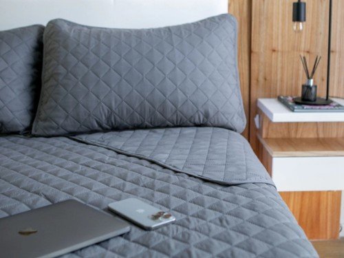 Set Cubrecama King Size + 2 Fundas almohada Ibiza Tu Blanco