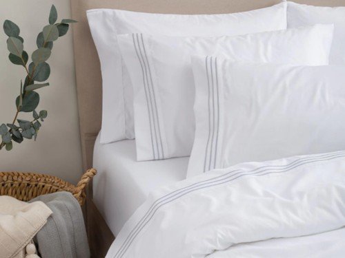 Juego de sabanas Oxford platinum 600hq Jean Cartier King Size