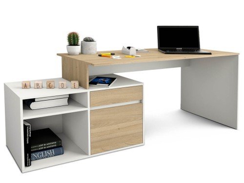 Escritorio Oficina Home office con Mueble Bajo Espácity
