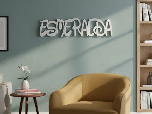 Nombre Corporeo en 10 cm de alto por 35 cm de ancho Tu Nombre Importa