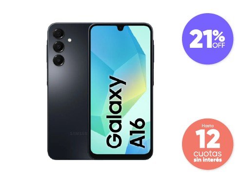 Celular Samsung Galaxy A16 – 128 GB + Auriculares Suono de Regalo!
