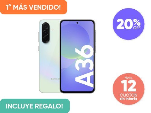 Celular Samsung Galaxy A36 5G 256GB + Mini Bag de Regalo!