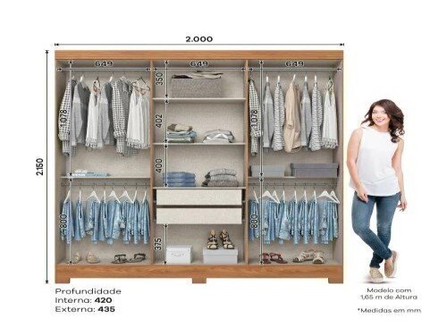 Placard 6 Puertas | Wow Muebles