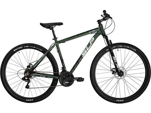 Bicicleta MTB 10 Pro 17192 - R29, Talle 18", Frenos a Disco, Verde