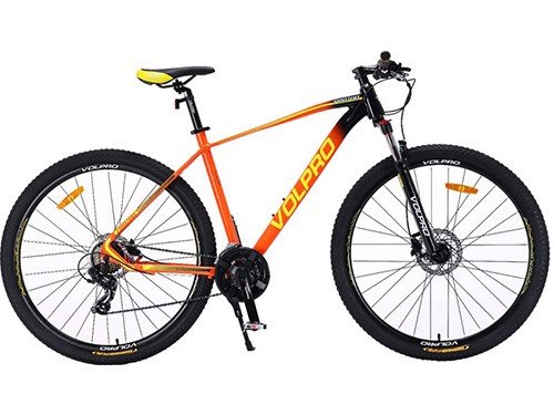 Bicicleta MTB PRO700 - R29 T20 21V Naranja y Negra VOLPRO