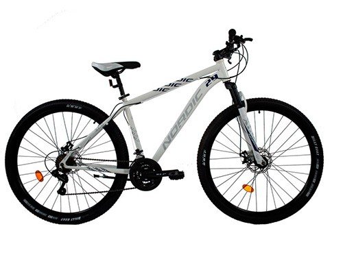 Bicicleta Mountain Bike X 1.0 Rodado 29 Talle 18 Blanco NORDIC