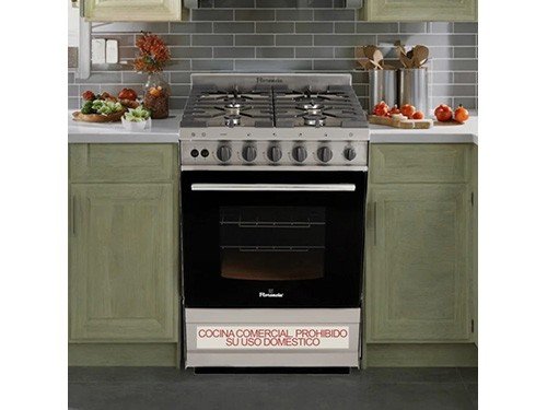 Cocina 4 Hornallas 56 Cm Inox 5838S FLORENCIA