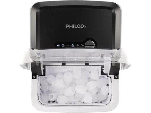 Fabrica de Hielo IMB23PHP - 1.2L, 0.6KG, Portátil, Negra PHILCO