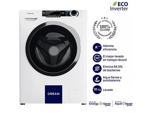 LAVARROPAS AUTOMATICO LFDR1012SB 10KG INV BL. DREAN