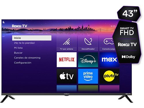 TV LED SMART 43P FHD DB43X3100 ROKU NOBLEX