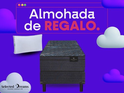 Colchón + Sommier de Resortes 1 plaza - ASPEN King Koil