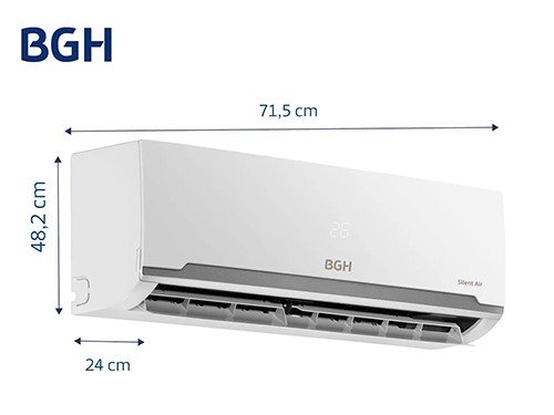 AIRE ACONDICIONADO BGH SPLIT 3300W F/C BS35WCAT_V2 SILENT