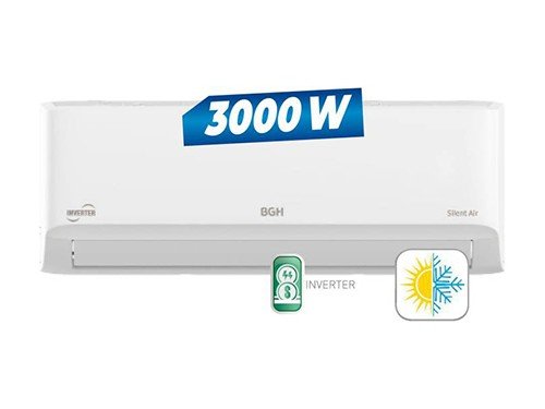 AIRE ACONDICIONADO BGH SPLIT 3500W F/C BSI35WCGT INVERTER