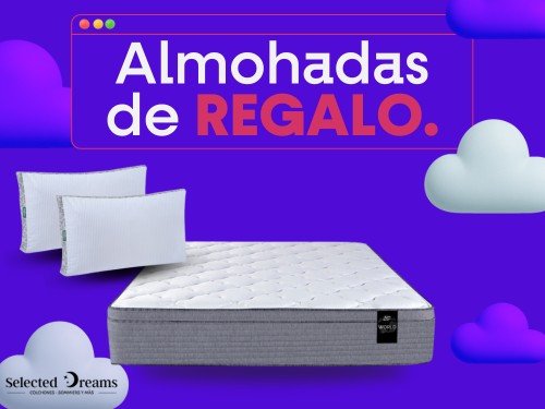 Colchón 2 Plazas de Espuma Premium - Bradford King Koil