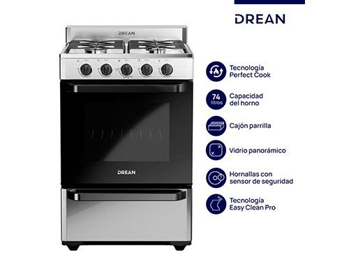 COCINA CD5602AI0 56CM 4 HORNALLAS IX DREAN