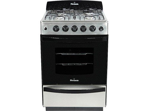 COCINA 5538 EF/A INOX 4 HORNALLAS 56CM FLORENCIA