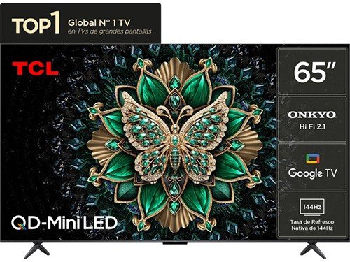 Smart Tv Mini Led 65P 4K 65C6k Go TCL 