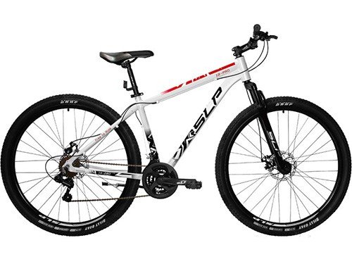 Bicicleta Mountain Bike 10 PRO Rodado 29 Blanco Rojo SLP