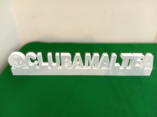 Cartel Arroba + Instagram De Mesa Tu Nombre Importa Polyfan Blanco