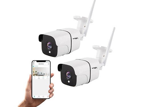 Camara De Seguridad Bullet IP Vision Nocturna Waggs x2