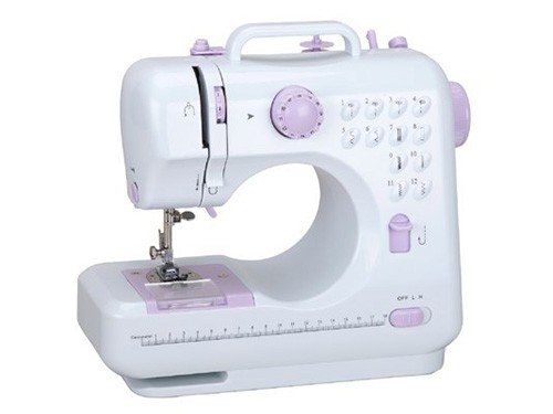 Máquina De Coser Portátil Waggs 12 Puntadas Pedal Led