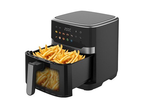 Freidora de aire con pantalla táctil Digital 6.5L Midow