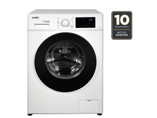 Lavarropas Automático Codini 8014 Blanco 8kgs 1400rpm