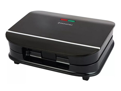 Waflera Electrica Daihatsu WM-310B 700W Antiadherente Negro 